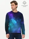 Мужской лонгслив базовый / Космос