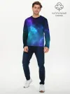 Мужской лонгслив базовый / Космос