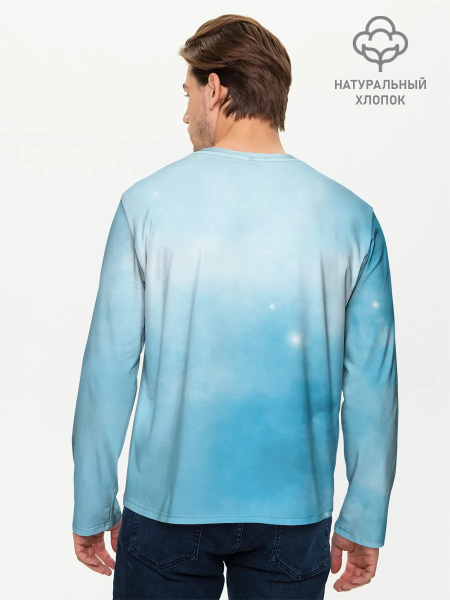 Мужской лонгслив базовый / ночная фурия