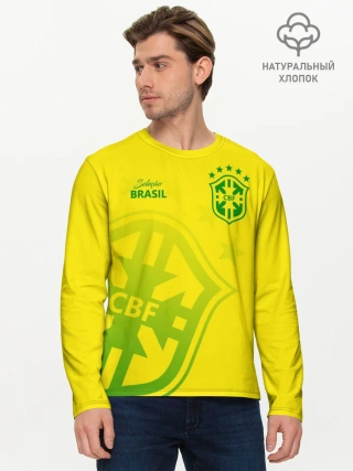 Мужской лонгслив базовый / Бразилия