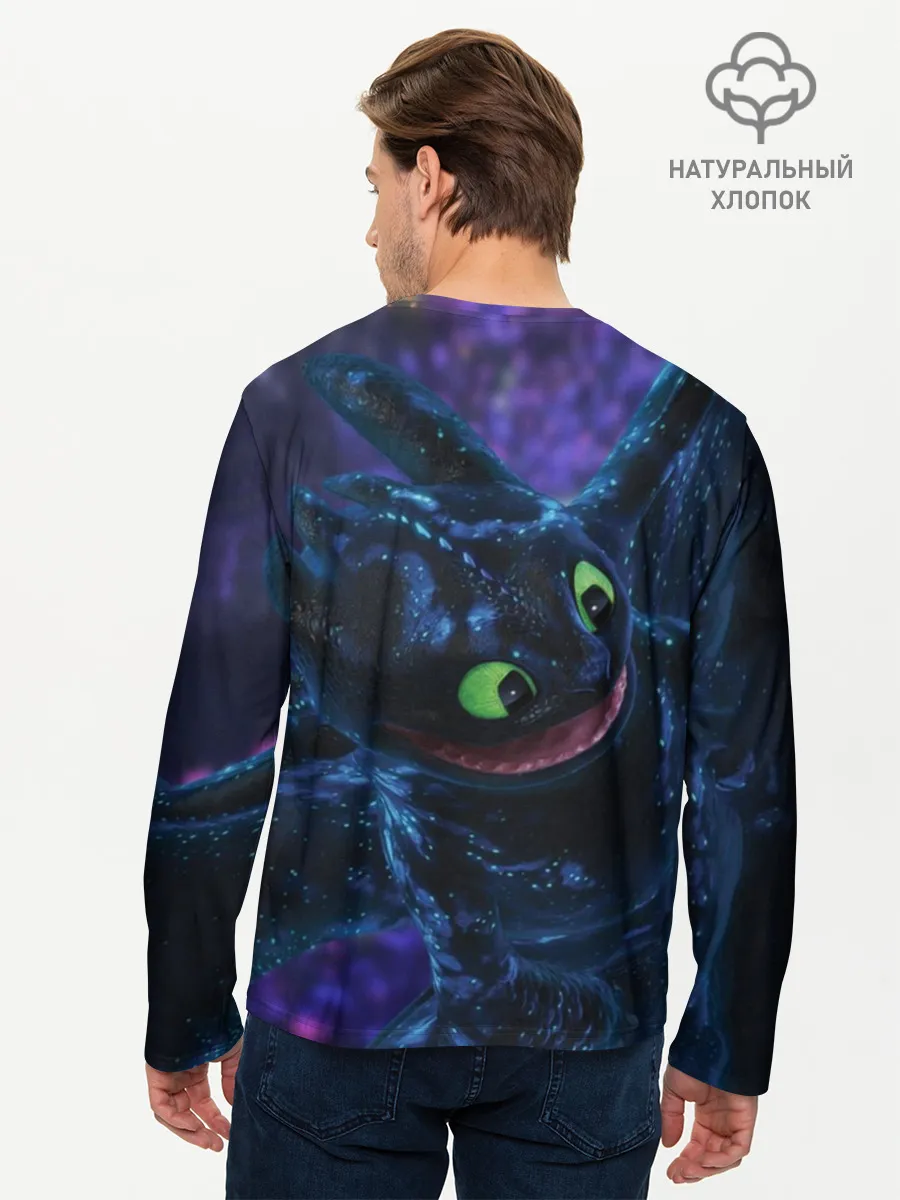 Мужской лонгслив базовый / Как приручить дракона