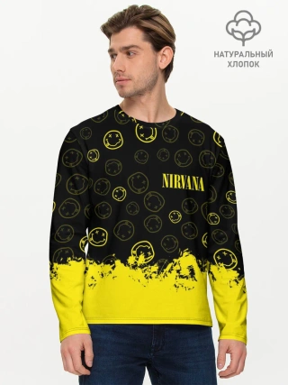 Мужской лонгслив базовый / NIRVANA