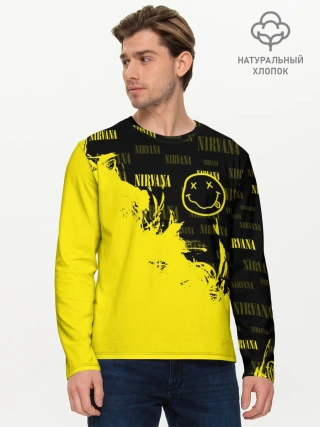 Мужской лонгслив базовый / NIRVANA