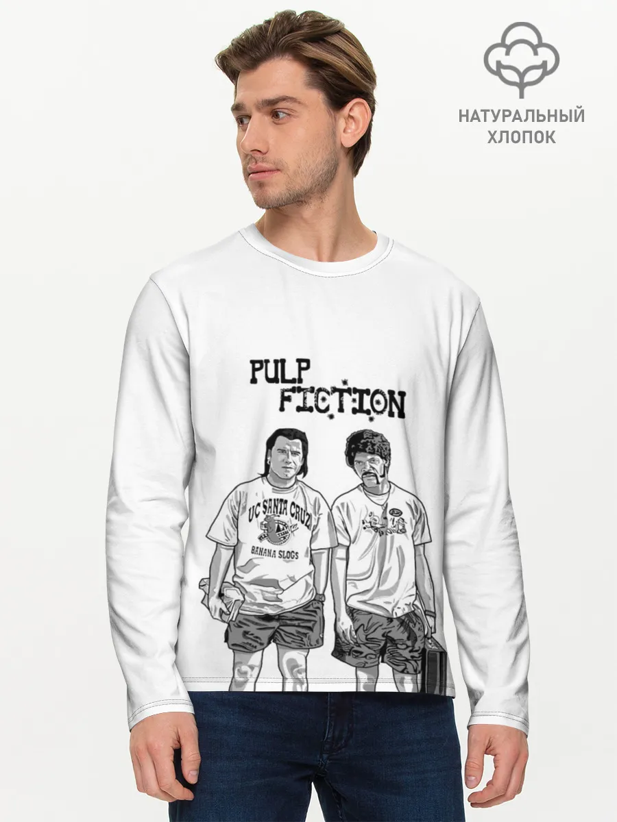 Мужской лонгслив базовый / Pulp Fiction