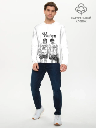 Мужской лонгслив базовый / Pulp Fiction