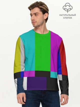 Мужской лонгслив базовый / Настроечная таблица