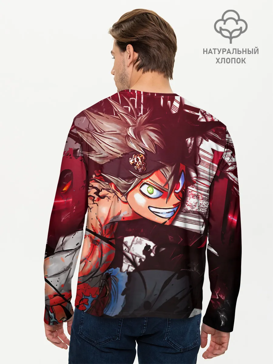 Мужской лонгслив базовый / Брутальный арт Асты