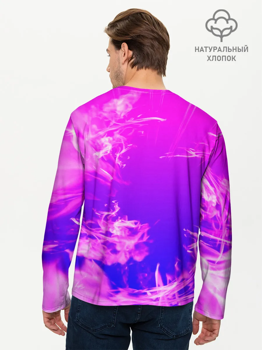 Мужской лонгслив базовый / Необъятный океан