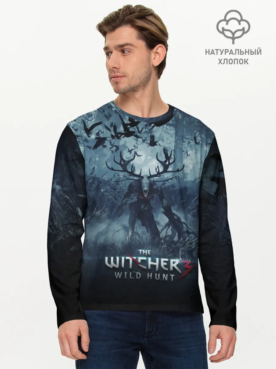 Мужской лонгслив базовый / The witcher
