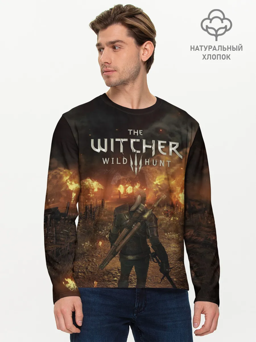 Мужской лонгслив базовый / The witcher