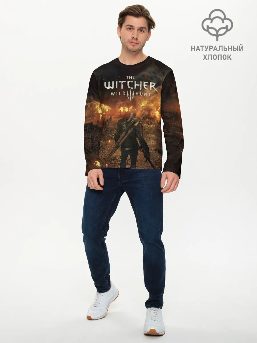 Мужской лонгслив базовый / The witcher