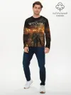 Мужской лонгслив базовый / The witcher