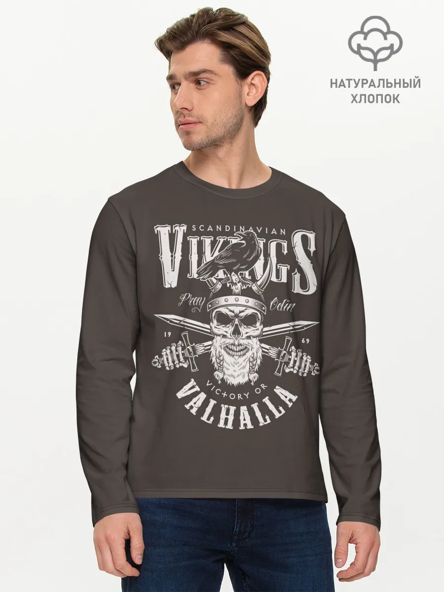 Мужской лонгслив базовый / Vikings