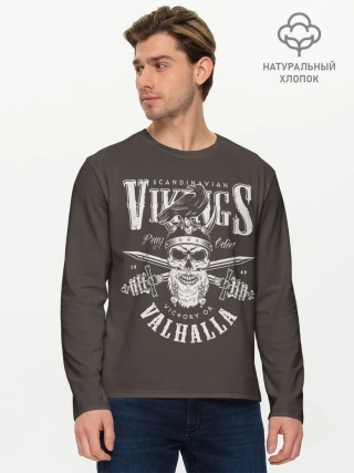 Мужской лонгслив базовый / Vikings