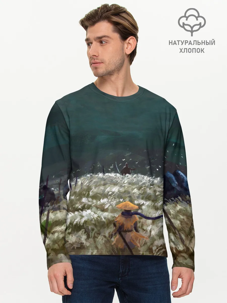 Мужской лонгслив базовый / Sekiro: Shadows Die Twice