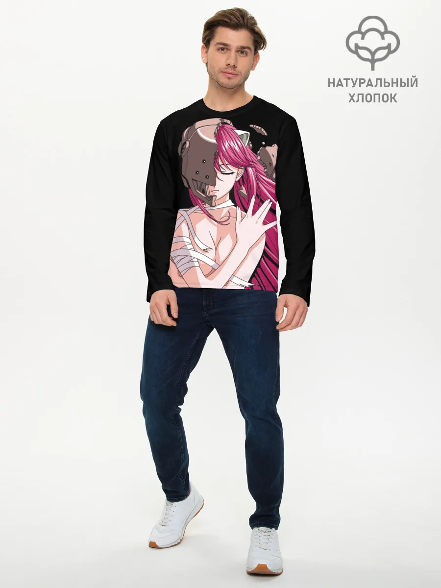 Мужской лонгслив базовый / Эльфийская песнь