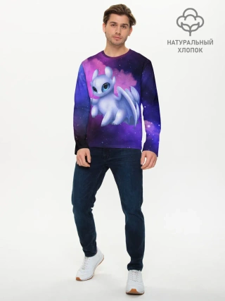 Мужской лонгслив базовый / Как приручить дракона