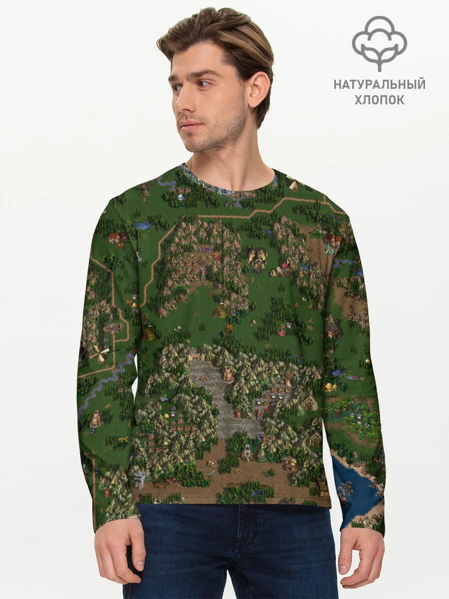 Мужской лонгслив базовый / HoMM 3