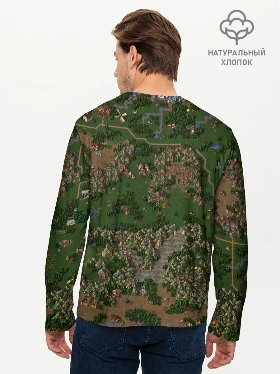 Мужской лонгслив базовый / HoMM 3