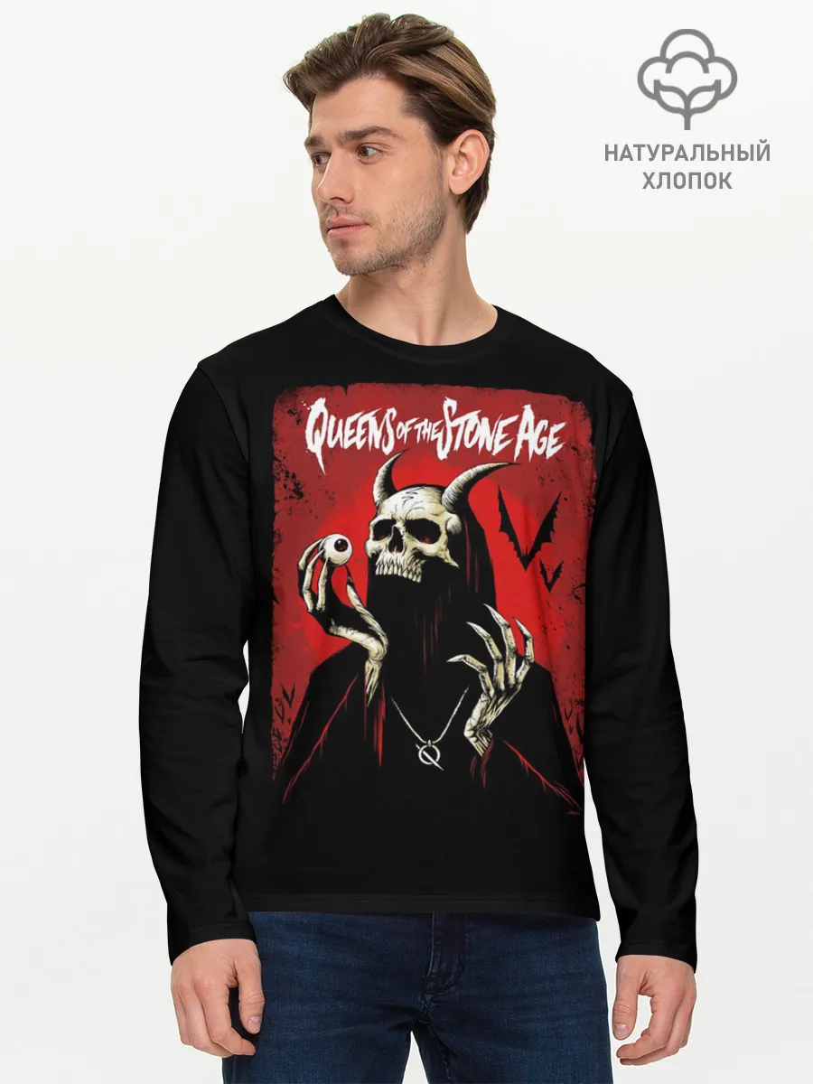 Мужской лонгслив базовый / Queens of the Stone Age