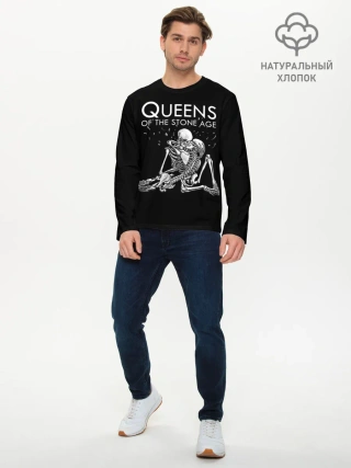 Мужской лонгслив базовый / Queens of the Stone Age