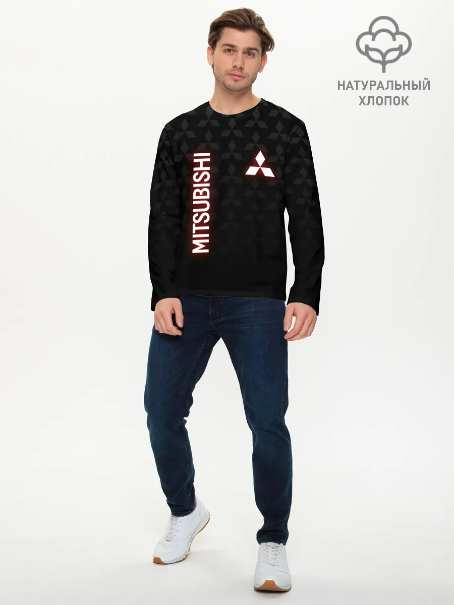 Мужской лонгслив базовый / MITSUBISHI