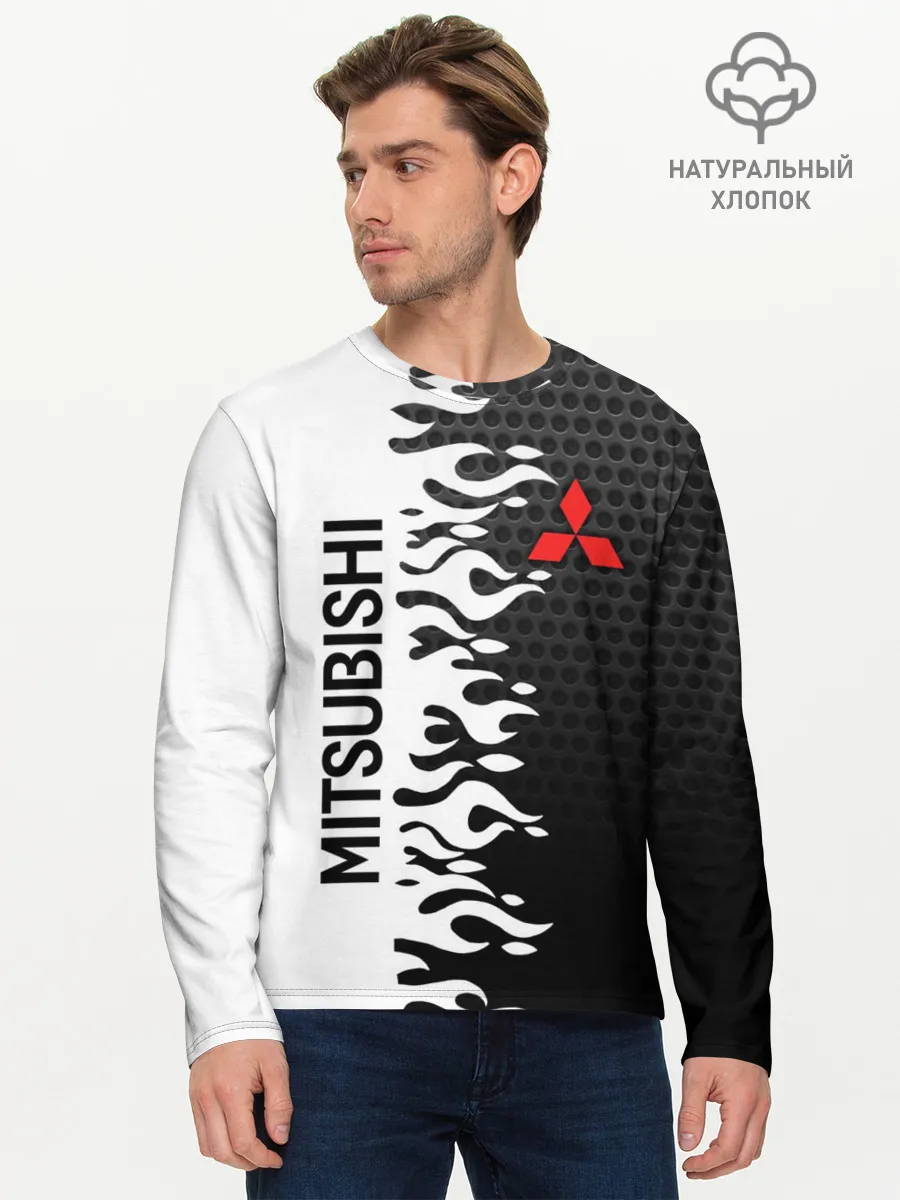 Мужской лонгслив базовый / MITSUBISHI
