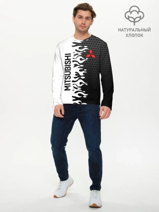 Мужской лонгслив базовый / MITSUBISHI