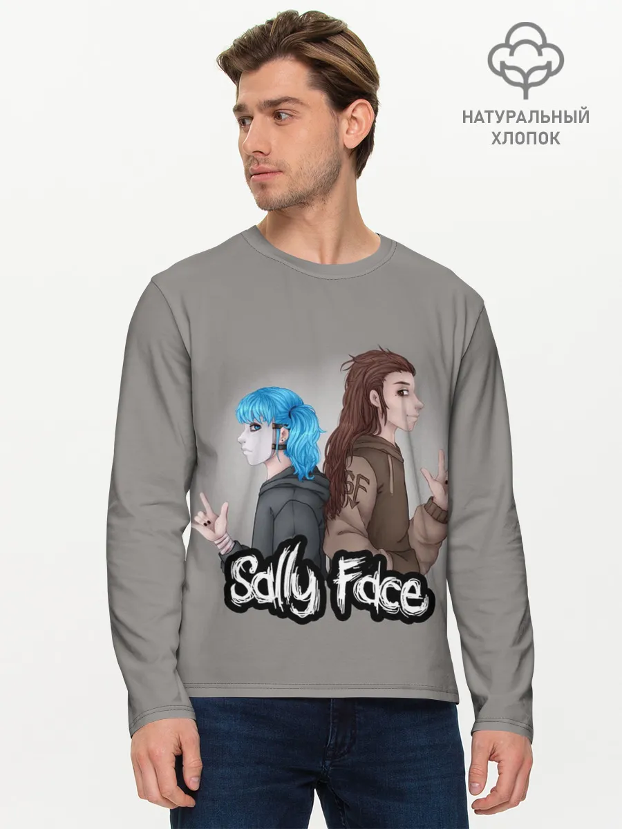Мужской лонгслив базовый / Sally Face
