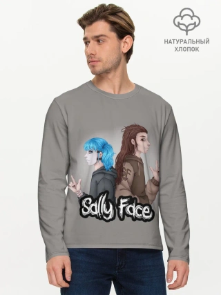 Мужской лонгслив базовый / Sally Face