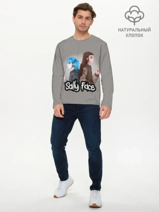 Мужской лонгслив базовый / Sally Face