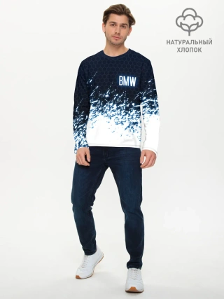 Мужской лонгслив базовый / BMW