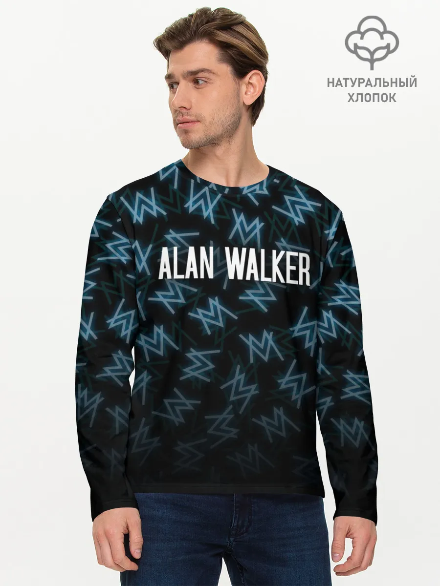Мужской лонгслив базовый / ALAN WALKER