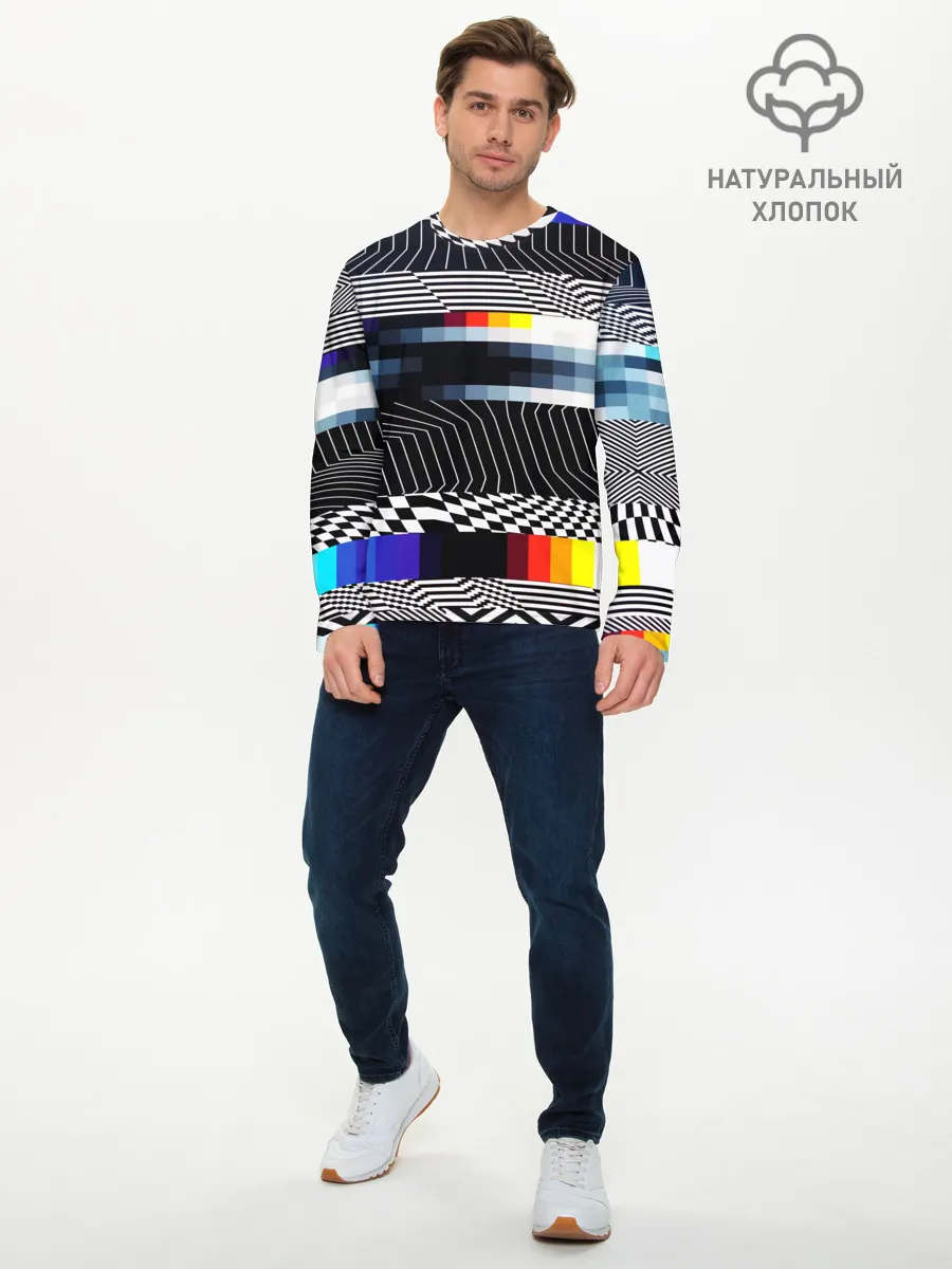 Мужской лонгслив базовый / Уличный стиль