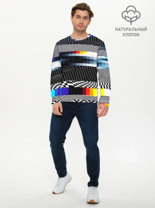 Мужской лонгслив базовый / Уличный стиль