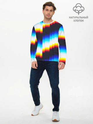 Мужской лонгслив базовый / pantone