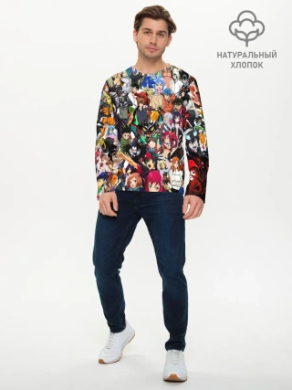 Мужской лонгслив базовый / ANIME HEROES | АНИМЕ ГЕРОИ