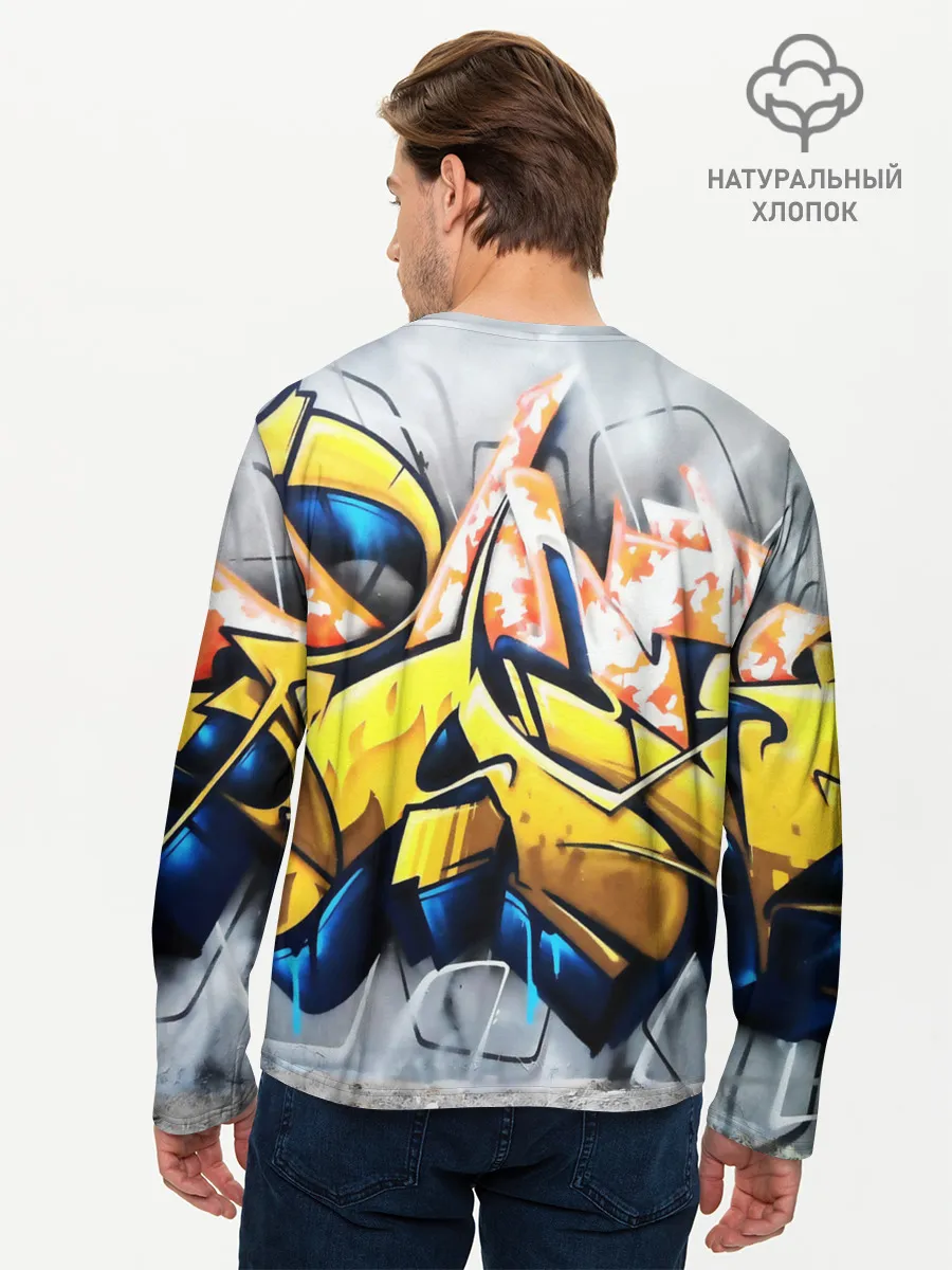 Мужской лонгслив базовый / Street art
