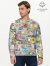 Мужской лонгслив базовый / Деньги мира