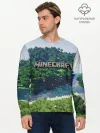 Мужской лонгслив базовый / Minecraft