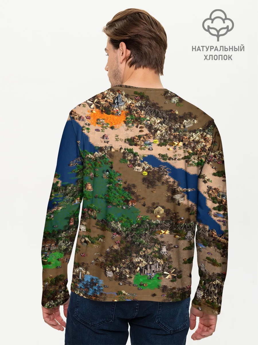 Мужской лонгслив базовый / Heroes style HD