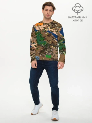 Мужской лонгслив базовый / Heroes style HD