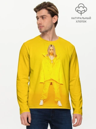 Мужской лонгслив базовый / Billie Eilish