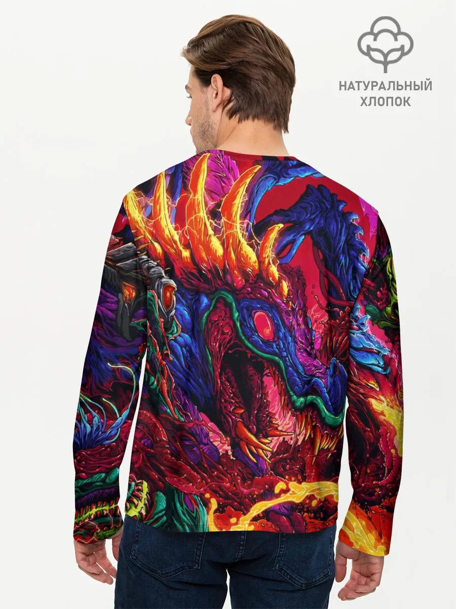 Мужской лонгслив базовый / Hyper Beast