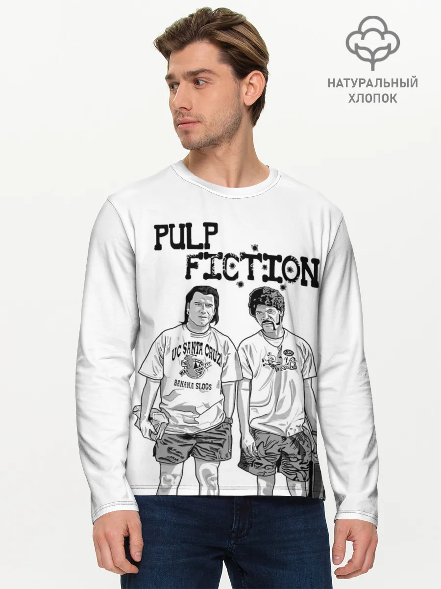 Мужской лонгслив базовый / Криминальное Чтиво