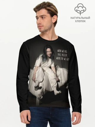 Мужской лонгслив базовый / Billie Eilish