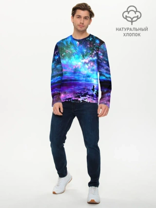 Мужской лонгслив базовый / Романтика