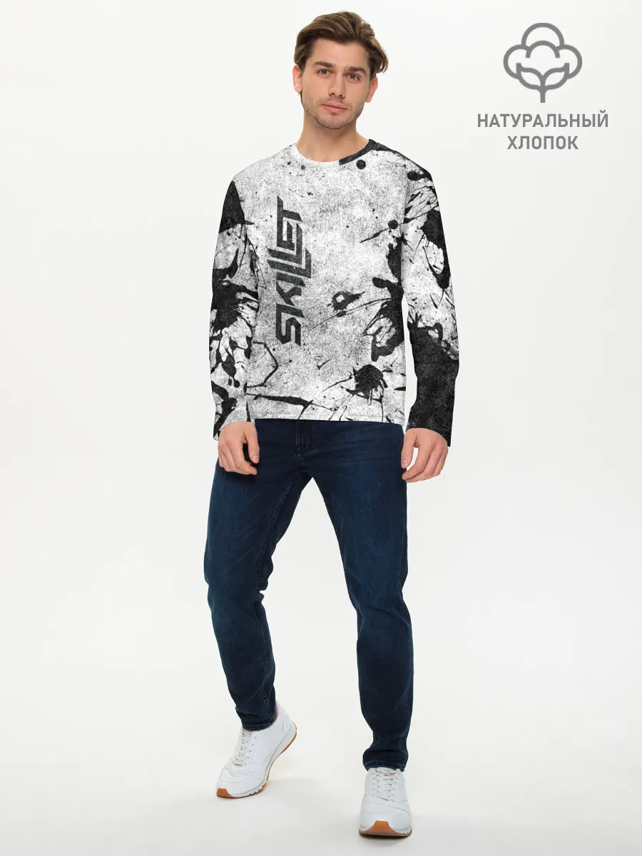 Мужской лонгслив базовый / SKILLET