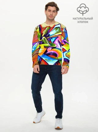 Мужской лонгслив базовый / Кислота