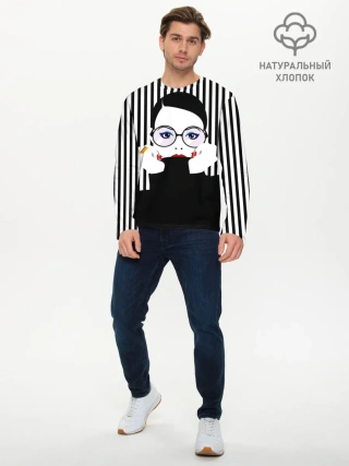 Мужской лонгслив базовый / Fashion girl